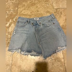 Agolde criss cross skirt like new